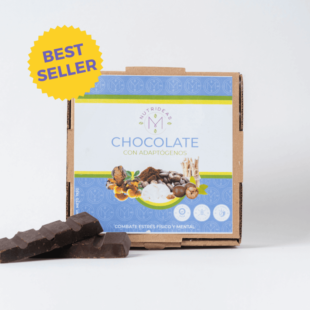 Caja de chocolate con adaptógenos